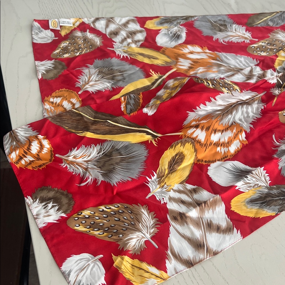 Talbots silk scarf - Picture 2 of 3